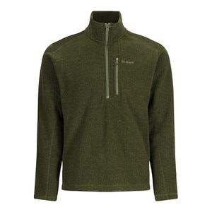 Simms Rivershed Half Zip Top Men's in Riffle Heather